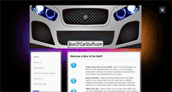 Desktop Screenshot of boxofcarstuff.com